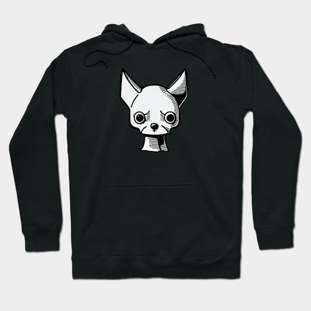 Nervous chihuahua Hoodie by stkUA